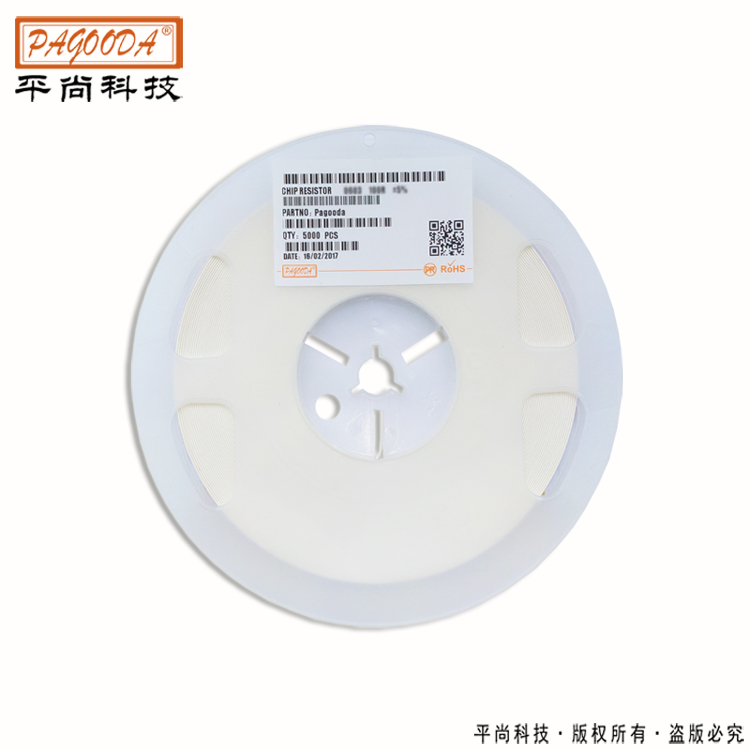 贴片排阻	0402X4 ±5% 1K 电排阻